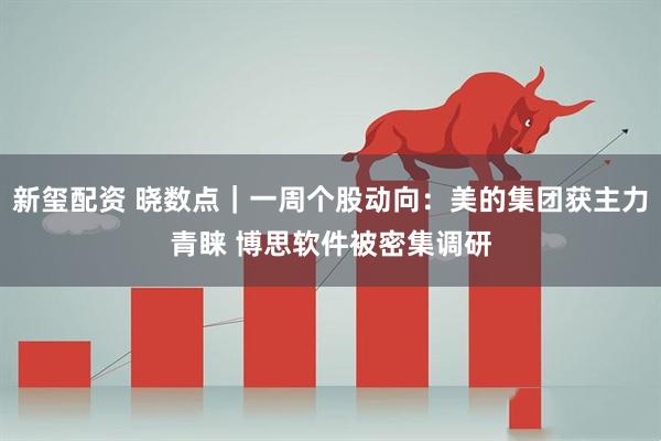 新玺配资 晓数点｜一周个股动向：美的集团获主力青睐 博思软件被密集调研