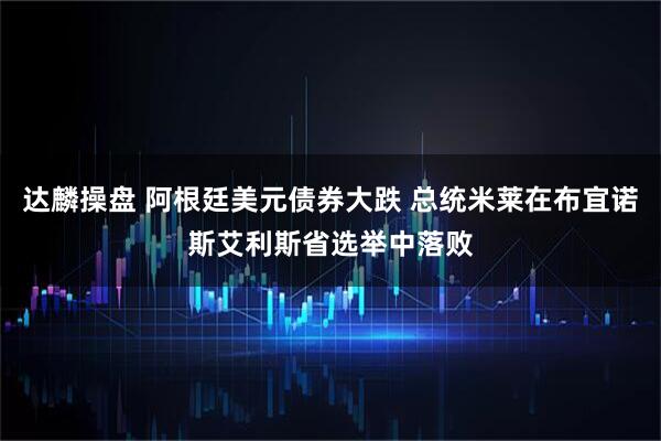 达麟操盘 阿根廷美元债券大跌 总统米莱在布宜诺斯艾利斯省选举中落败